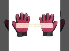 Pet Hair Remover Glove Pet Grooming Glove Brush Deshedding Glove For Dogs And Cats